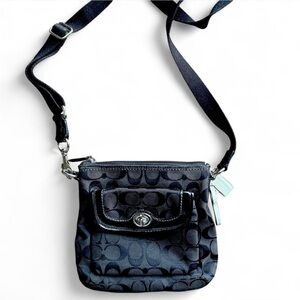 Vintage Coach Black Crossbody Bag